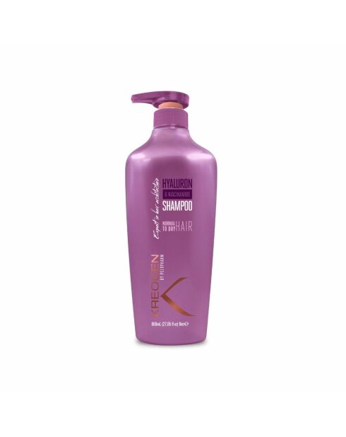 Shampooing hydratation intense à l’acide hyaluronique & Niacinamide B3 pour cheveux normaux à secs - 800ml