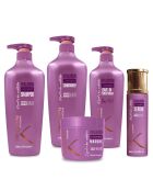 Shampooing réparation profonde,  Après-shampooing nutrition intense, Masque réparation intense, Soin sans rinçage définition & hydratation, Sérum capillaire réparation & brillance
