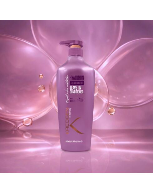Soin sans rinçage définition & hydratation à l’acide hyaluronique & Niacinamide B3 pour cheveux bouclés - 500ml