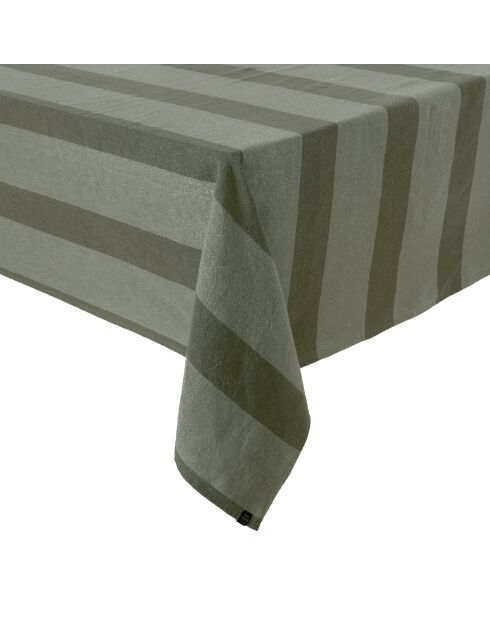 Nappe en lin mélangé Santa Cruz kaki