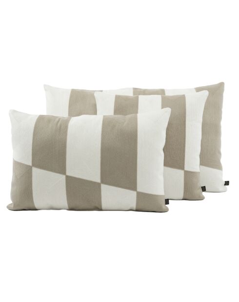 Housse de coussin en lin mélangé Sidney lin