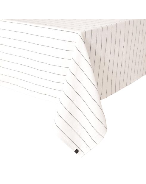Nappe en lin mélangé Calvi II blanche