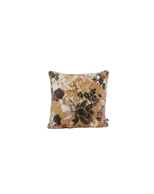 Housse de coussin en lin mélangé Sienne gold
