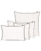 Housse de coussin en lin mélangé Calvi II blanche