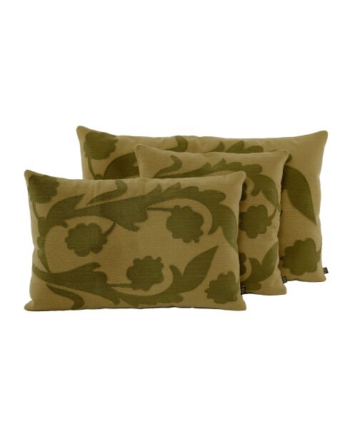 Housse de coussin en lin mélangé Odyssée gold