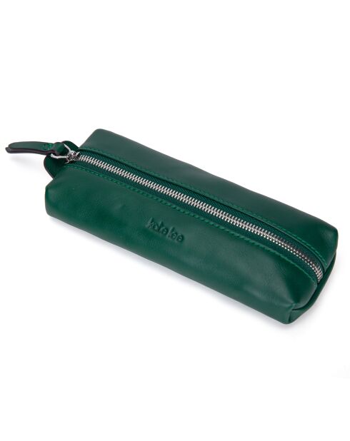 Funda de piel Lea verde claro - 19x7x4 cm