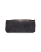 Bolso Military Gate de piel perforada - 36x29x16 cm