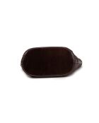 Schultertasche Ofine Moka aus geflochtenem Leder - 29x30x16 cm