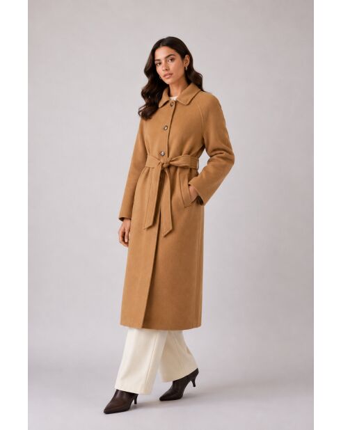 Camel Elliot wollen jas