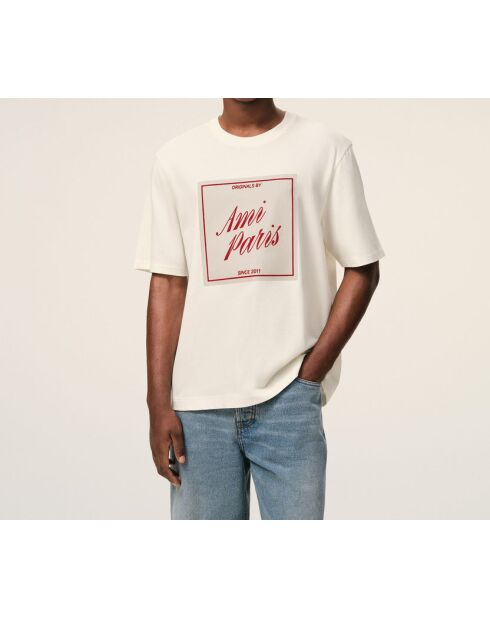 T-Shirt en coton  Heritage Print blanc