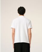 Polo en coton manches courtes Ami de Cœur blanc