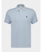 Polo en coton manches courtes Ami de Cœur sky