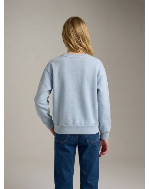Sweat-shirt Fanzi chambray