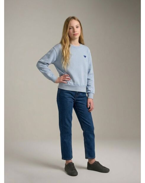 Sweat-shirt Fanzi chambray