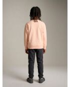 Hellrosa Sweatshirt Fago aus Baumwolle