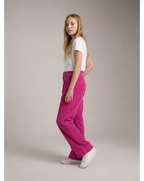 Pantalon en Velours côtelé Katie rose