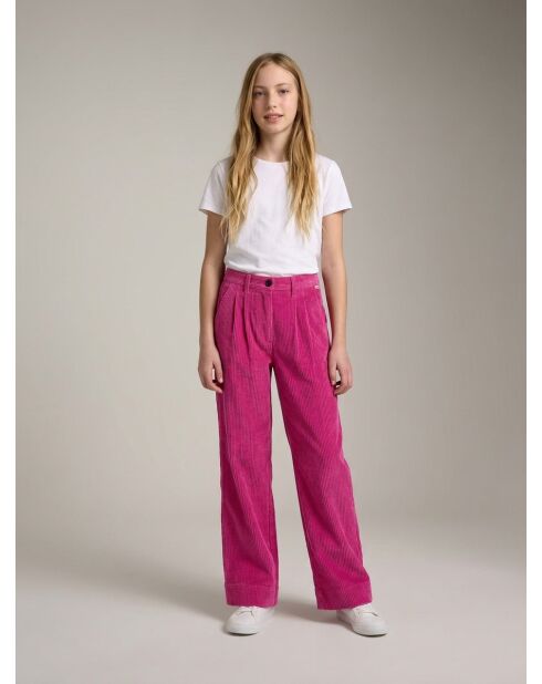 Pantalon en Velours côtelé Katie rose