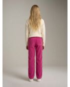 Pantalon en Velours côtelé Pepy fushia