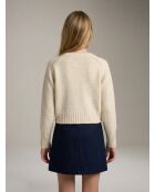 Pullover Airhe Shell aus Wollmischung