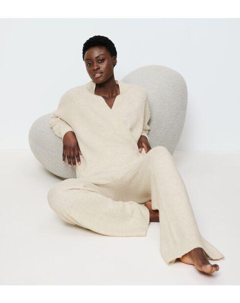 Pantalon Amourette Cozy crème