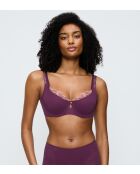 Soutien-gorge Wild Gardenia Florale W01 violet