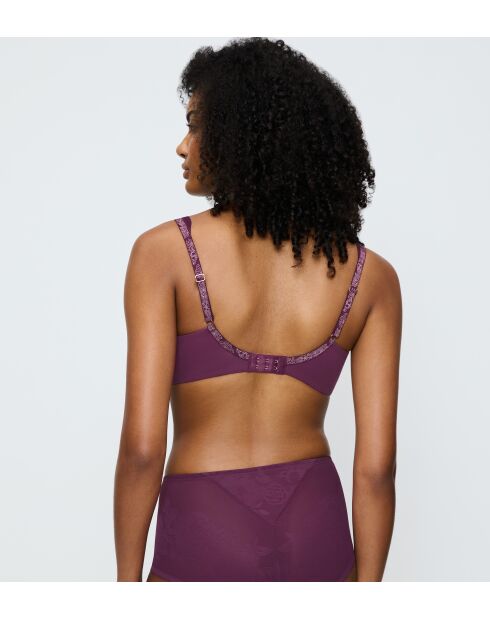 Soutien-gorge Wild Gardenia Florale W01 violet