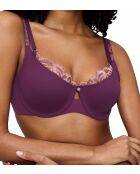 Soutien-gorge Wild Gardenia Florale W01 violet
