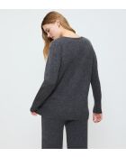 Sweat-shirt Amourette Cozy gris