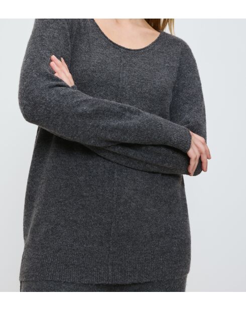 Sweat-shirt Amourette Cozy gris