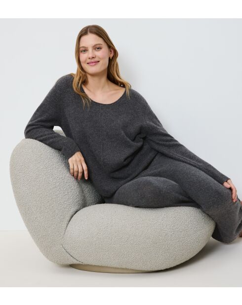 Sweat-shirt Amourette Cozy gris