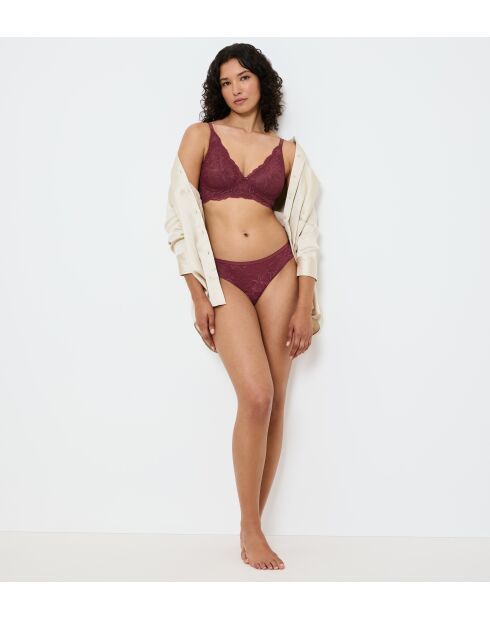 Soutien-gorge Amourette Charm T N03 bordeaux