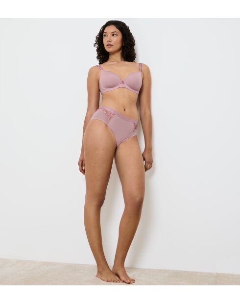 Culotte Wild Azalea Florale Maxi rose poudré