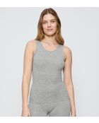 Beauty Layers NSL Wolgrijze tanktop