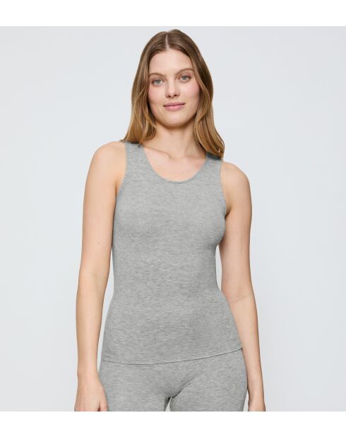 Beauty Layers NSL Wolgrijze tanktop