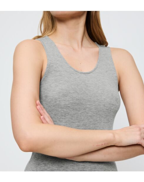Beauty Layers NSL Wolgrijze tanktop
