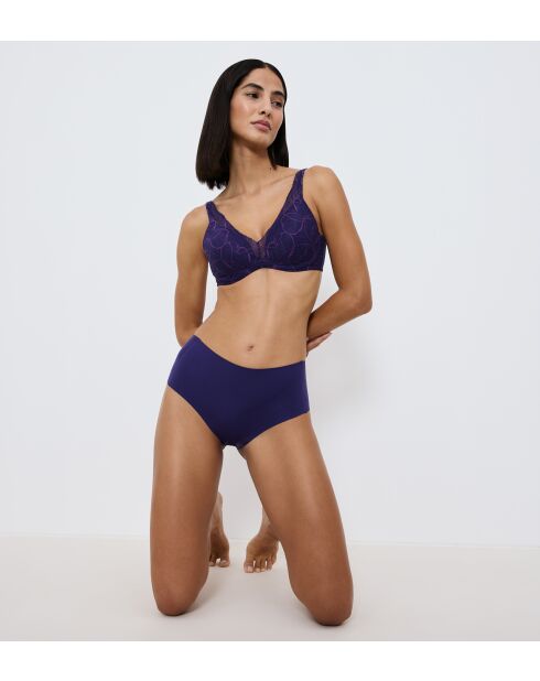 Culotte Smart Invisible Maxi violet foncé