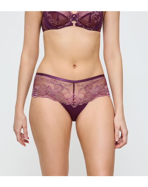 Culotte Wild Gardenia Florale Maxi violet