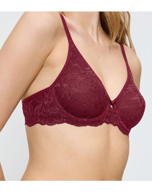 Soutien-gorge Amourette Charm T W02 bordeaux