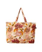 Bolsa Trieste en mezcla de lino y almendras, 60 x 35 cm