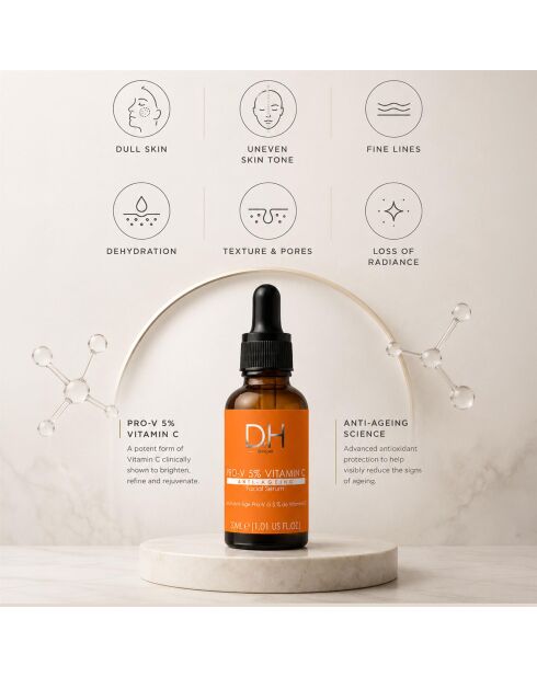 DR H Pro-V Anti-Aging-Serum mit 5% Vitamin C, 30 ml