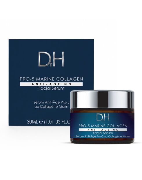 DR H Pro-5 Meereskollagen-Anti-Aging-Gesichtsserum, 30 ml