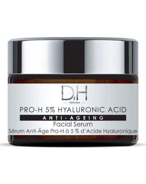 DR H Pro-H Anti-Aging-Gesichtsserum mit 5% Hyaluronsäure, 30 ml