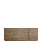 Buffet 4 portes JUPITER chêne mercure - 241x44x90 cm