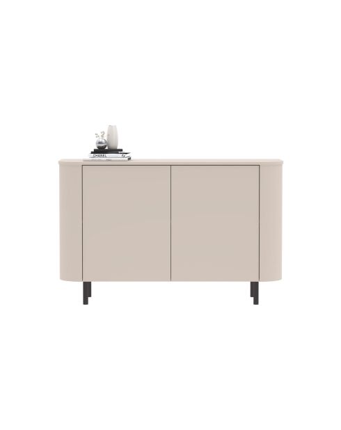 Buffet 2 portes LIDO cachemire - 130x83x43 cm