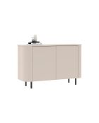 Buffet 2 portes LIDO cachemire - 130x83x43 cm