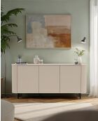 Buffet 3 portes LIDO cachemire - 180x83x43 cm