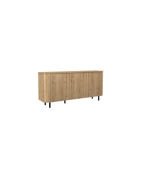 Buffet 3 portes MURANO chêne cadiz - 180x83x43 cm