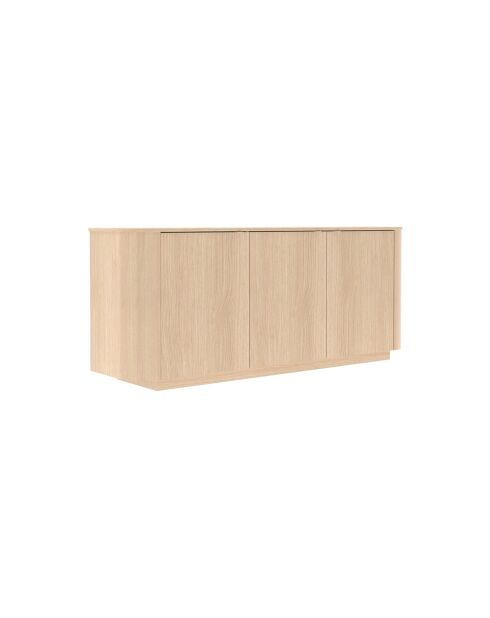 Buffet 3 portes ADRIATICO chène clair lindbergh - 180x75x43 cm
