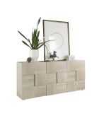 Buffet 3 portes en bois DAMA chêne samoa - 181x42x84 cm