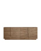Buffet 3 tiroirs, 2 portes JUPITER chêne mercure - 241x44x90 cm